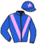 casaque portée par Valle Skar Mlle F. jockey du cheval de course SOUND OF THUNDER, information pmu ZETURF casaque portée par Valle Skar Mlle F. jockey du cheval de course SOUND OF THUNDER, information pmu ZETURF