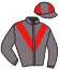 casaque portée par Thomas Ron. jockey du cheval de course EL TIGRE, information pmu ZETURF