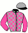 casaque portée par Trullier T. jockey du cheval de course LA SOVEREIGNS, information pmu ZETURF