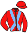 casaque portée par Rousseau L. jockey du cheval de course LEONA REGINA, information pmu ZETURF casaque portée par Rousseau L. jockey du cheval de course LEONA REGINA, information pmu ZETURF