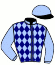 casaque portée par Moreau P. jockey du cheval de course COUNTLESS STEPS (FR), information pmu ZETURF