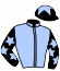 casaque portée par Lemagnen T. jockey du cheval de course ARTFUL MASTER (FR), information pmu ZETURF