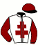 casaque portée par Geffray Dil. jockey du cheval de course NATURE'S SOUL, information pmu ZETURF