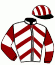 casaque portée par Charron J. jockey du cheval de course ETRIER D'OR (FR), information pmu ZETURF