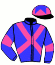 casaque portée par Lajon W. jockey du cheval de course KAP DE BOULEM (FR), information pmu ZETURF