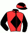 casaque portée par Richard G. jockey du cheval de course MOCKNEY REBEL (FR), information pmu ZETURF