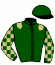 casaque portée par Bougon Bougeard Erw. jockey du cheval de course MOZART DE L'AUBE (FR), information pmu ZETURF