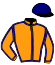 casaque portée par Gauffenic N. jockey du cheval de course KID PADDLE (FR), information pmu ZETURF