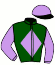 casaque portée par Toussaint A. jockey du cheval de course DONNA TORNADA (FR), information pmu ZETURF