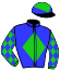 casaque portée par Dubourg P. jockey du cheval de course SAMBANA DU BERLAIS (FR), information pmu ZETURF