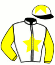 casaque portée par Pouchin A. jockey du cheval de course JACKSUN (FR), information pmu ZETURF