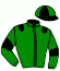 casaque portée par Carboni Luc. jockey du cheval de course LIFTING SPIRIT, information pmu ZETURF