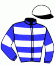 casaque portée par Baron Axe.  jockey du cheval de course PIC SYLVER (FR), information pmu ZETURF