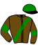 casaque portée par Guyon M. jockey du cheval de course SURREY WARRIOR (US), information pmu ZETURF