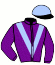 casaque portée par Demuro C. jockey du cheval de course ACREGATE, information pmu ZETURF