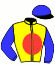 casaque portée par Philipperon L. jockey du cheval de course ULTRA CASH, information pmu ZETURF
