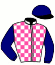 casaque portée par Gauffenic N. jockey du cheval de course ARBRE DE CRISTAL, information pmu ZETURF