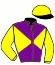 casaque portée par Quinlan Jac. jockey du cheval de course MERCIAN PRINCE, information pmu ZETURF