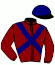 casaque portée par Barzalona M. jockey du cheval de course REAL CECILE, information pmu ZETURF