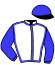 casaque portée par Petitjean K. jockey du cheval de course FORJET VOGOULIERE, information pmu ZETURF