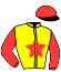 casaque portée par Zuliani A. jockey du cheval de course JAC JUMPER, information pmu ZETURF