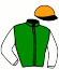 casaque portée par Guyon M. jockey du cheval de course JUDGELAND, information pmu ZETURF