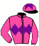 casaque portée par Nabet K. jockey du cheval de course LA POTERIE, information pmu ZETURF