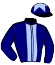 casaque portée par Inconnu jockey du cheval de course KOURA DE THAIX, information pmu ZETURF