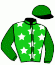 casaque portée par Ruiz Gonzalez A. jockey du cheval de course CERBERE DU BERLAIS, information pmu ZETURF casaque portée par Ruiz Gonzalez A. jockey du cheval de course CERBERE DU BERLAIS, information pmu ZETURF
