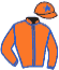 casaque portée par Zuliani L. jockey du cheval de course KING LE DUN, information pmu ZETURF casaque portée par Zuliani L. jockey du cheval de course KING LE DUN, information pmu ZETURF
