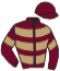 casaque portée par Lajon W. jockey du cheval de course JADE DES VIGNAUX, information pmu ZETURF casaque portée par Lajon W. jockey du cheval de course JADE DES VIGNAUX, information pmu ZETURF