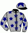 casaque portée par Guyon M. jockey du cheval de course SHADE, information pmu ZETURF