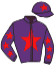 casaque portée par Mangione R. jockey du cheval de course MON FLAMANT, information pmu ZETURF casaque portée par Mangione R. jockey du cheval de course MON FLAMANT, information pmu ZETURF