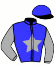 casaque portée par Boutin Hug. jockey du cheval de course GOLD NUGGET, information pmu ZETURF casaque portée par Boutin Hug. jockey du cheval de course GOLD NUGGET, information pmu ZETURF