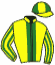 casaque portée par Roussel Leo jockey du cheval de course BAILEYS BACHELOR, information pmu ZETURF