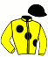casaque portée par Crastus A. jockey du cheval de course FIRST CREATION, information pmu ZETURF