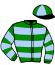 casaque portée par Pehu R. jockey du cheval de course ALATHEA, information pmu ZETURF