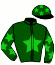 casaque portée par Journiac H. jockey du cheval de course STAMP THE GROUND, information pmu ZETURF