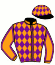 casaque portée par Santiago Mlle D. jockey du cheval de course ARAMIS D'AZUR, information pmu ZETURF