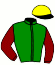 casaque portée par Andrieux T. jockey du cheval de course LE BON DIEU JAUNE, information pmu ZETURF
