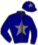casaque portée par Brechet Léo P. jockey du cheval de course BELLA LUNA, information pmu ZETURF