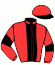 casaque portée par Surveillant D. A. jockey du cheval de course DIFFLY RIVER ANN, information pmu ZETURF