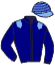 casaque portée par Beaurain T. jockey du cheval de course GARIBAL, information pmu ZETURF