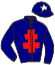 casaque portée par Law-eadie Rob. jockey du cheval de course KIMARILLO, information pmu ZETURF