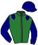 casaque portée par Demuro C. jockey du cheval de course TIM TOP, information pmu ZETURF casaque portée par Demuro C. jockey du cheval de course TIM TOP, information pmu ZETURF