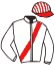 casaque portée par Sias Gio. jockey du cheval de course DYONISOS, information pmu ZETURF casaque portée par Sias Gio. jockey du cheval de course DYONISOS, information pmu ZETURF