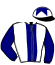 casaque portée par Thomas Dam. jockey du cheval de course KAMATEY, information pmu ZETURF casaque portée par Thomas Dam. jockey du cheval de course KAMATEY, information pmu ZETURF