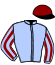 casaque portée par Claudic B. jockey du cheval de course DIMITRI, information pmu ZETURF casaque portée par Claudic B. jockey du cheval de course DIMITRI, information pmu ZETURF