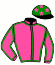 casaque portée par Bouvier R. jockey du cheval de course HE STAR DU CALICE, information pmu ZETURF