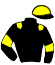 casaque portée par Briand Y. A. jockey du cheval de course DISCO DES TAUREAUX, information pmu ZETURF